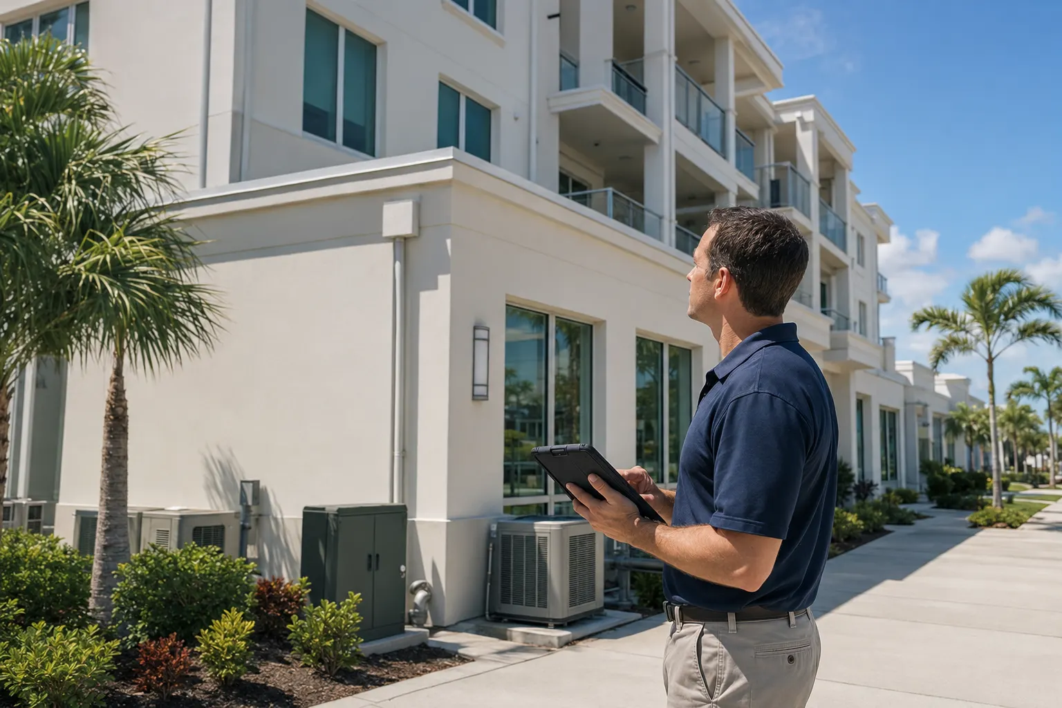 Commercial building inspection on Marco Island, Florida